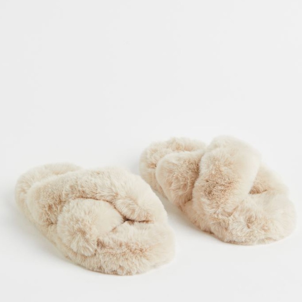 H&M Light Beige Slippers